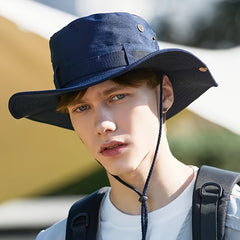 Men's Wide Brim Sun Hat for Outdoor Activities