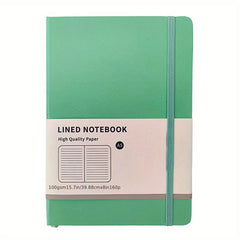 A5 Hardcover Notebook Macaron Color Horizontal Line Inner Page