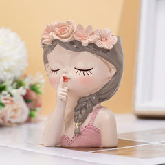 Creative Resin Face Planter Pot Succulent Planters