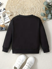 Lion 3D Pattern Kid's Sweatshirt Long Sleeve Top For Fall Winter