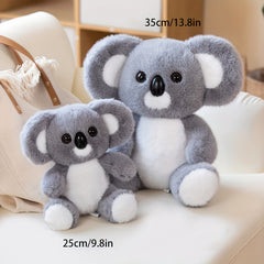 Cute Koala Plush 24 Gray for Holiday Decor in Living Room or Bedroom