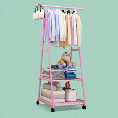 Movable Coat Rack Triangle Coat Rack