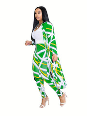 Casual Graphic Print Two piece Set Outfits Women's Clothing