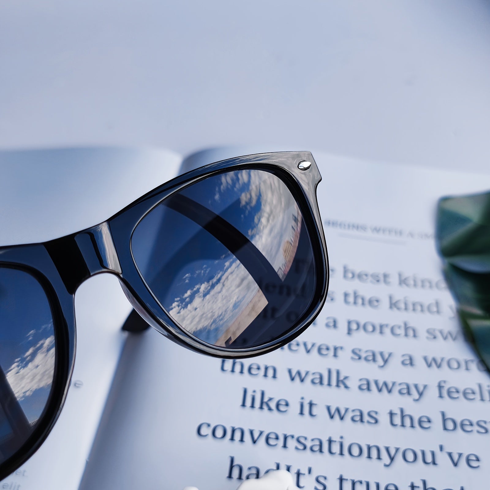 Rereo Square Sunglasses Men Women Oversized Stylish Sun Glasses