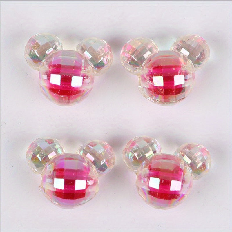 10pcs 16mm Faceted Acrylic Colored Beads DIY Necklace Bracelet Key Chain