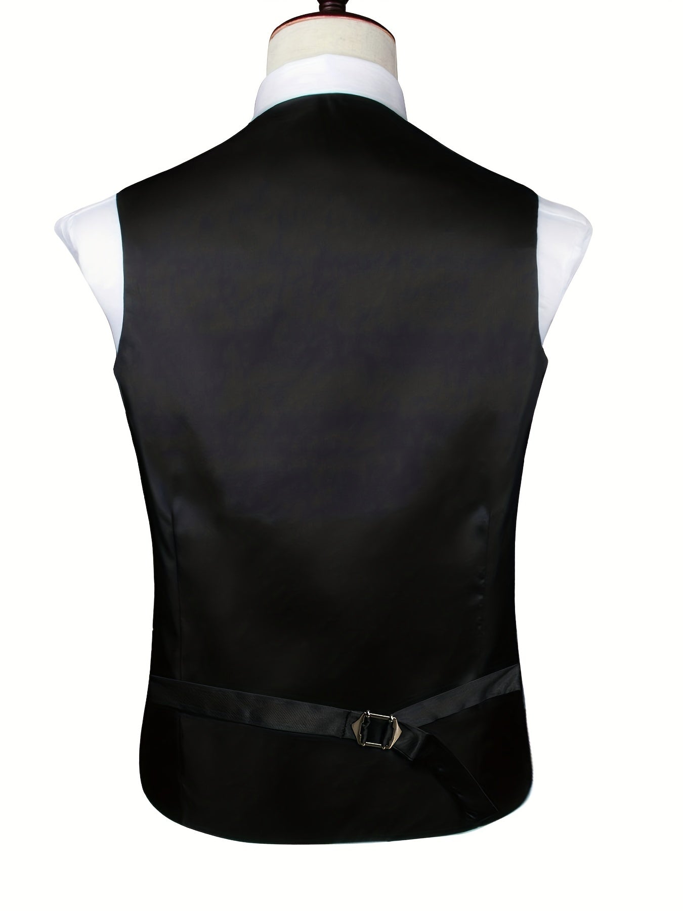 Men's Slim Fit Solid Suit Vest - Business Formal Vest