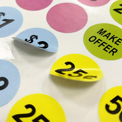 700pcs Yard Stickers Garage Pre Priced Pricing Labels 7 62 10 Diameter