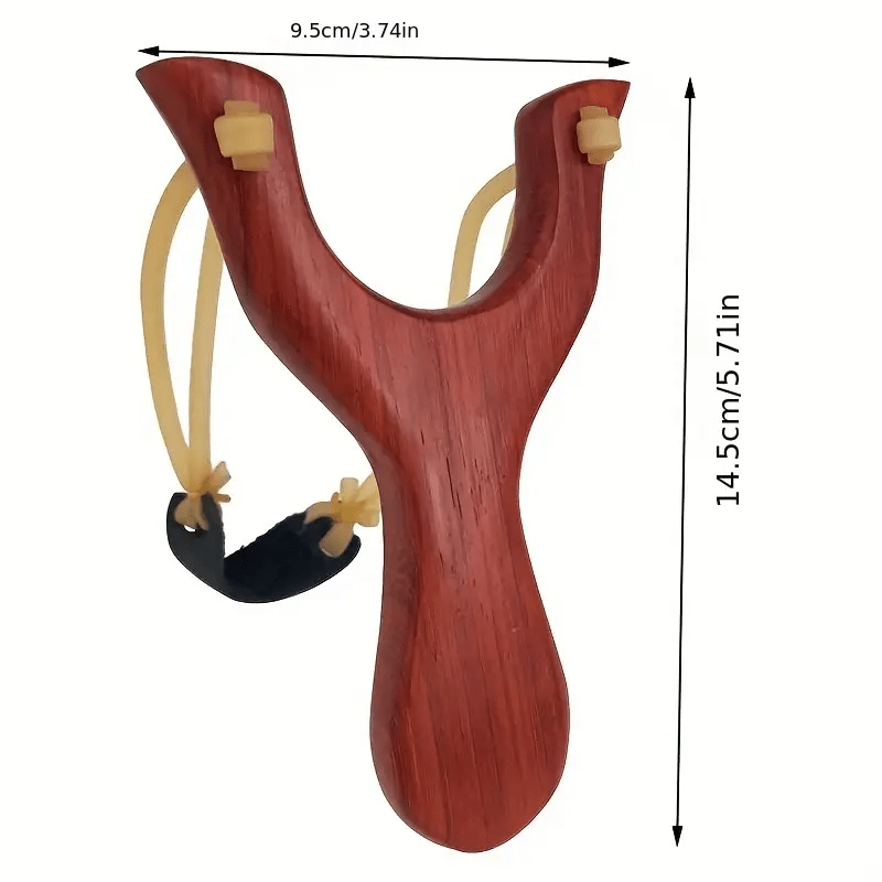 High Precision Wooden Slingshot Toy for Outdoor Play