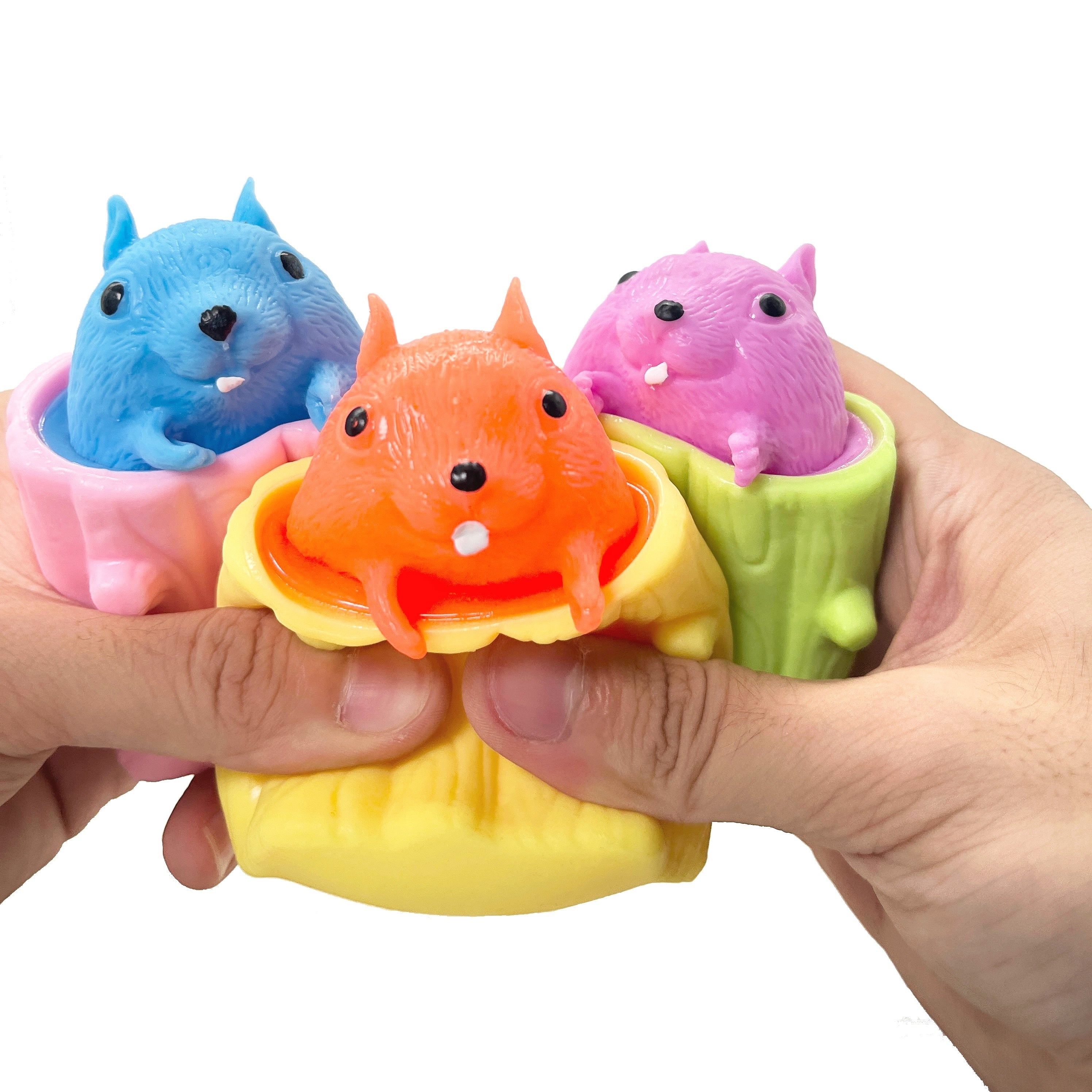 Squirrel Decompression Toy Soft Tricky Toy For Stress Relief