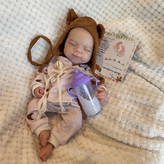 Waterproof Pascale Solid Silicone Reborn Girl Doll with Outfits