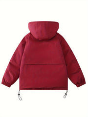 Women's Casual Puffer Coat Hooded Jacket for Winter