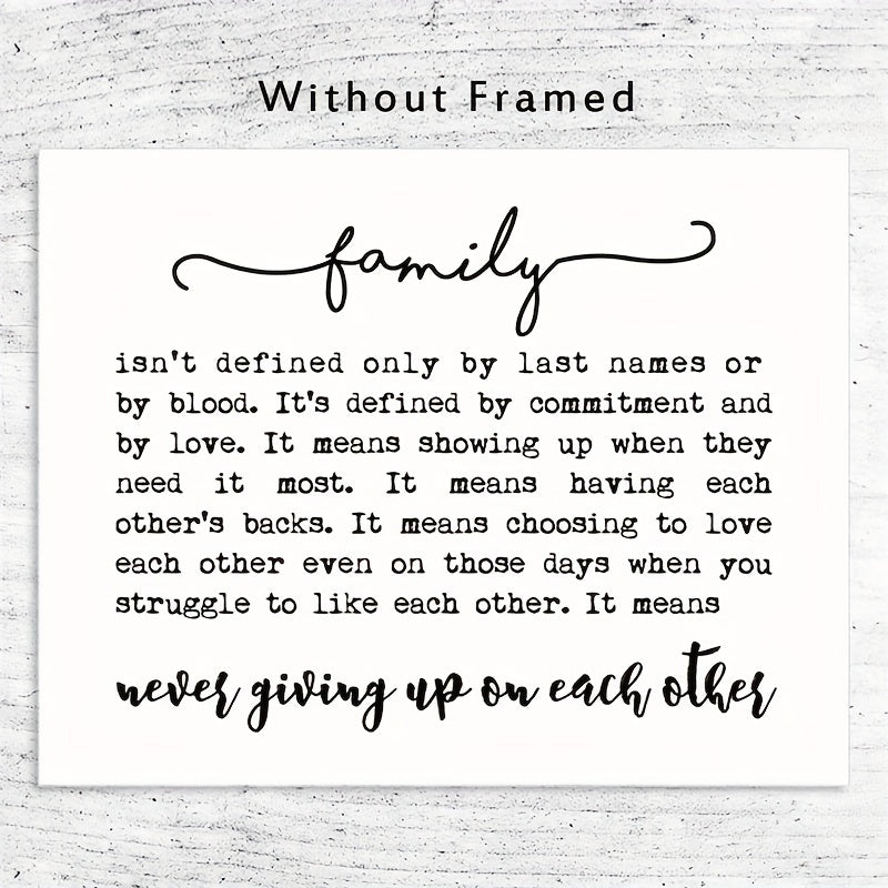 Family Quote Family Wall Decor Family Isn't Defined Adoption Gift