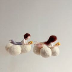 1pc Cloud Doll Wool Felt DIY Material Package 4 Styles