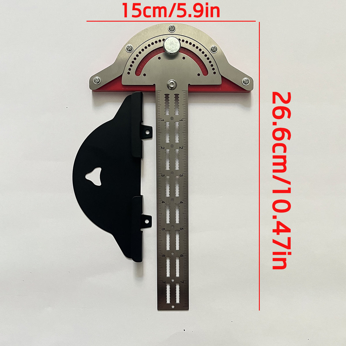 Stainless Steel Woodworking Ruler Angles Tool for Woodworkers