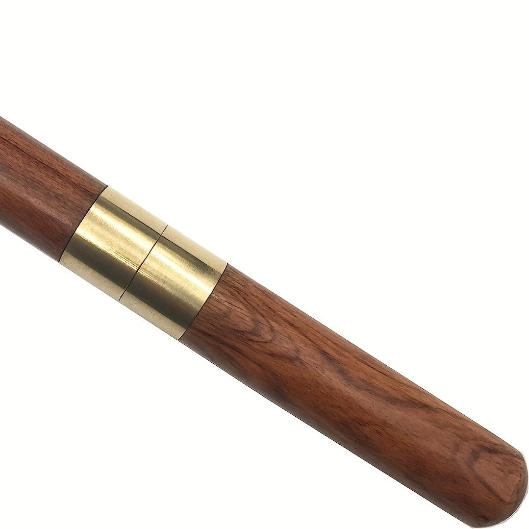 Portable Stainless Steel Ice Pick With Wooden Cover for Ice Breaking