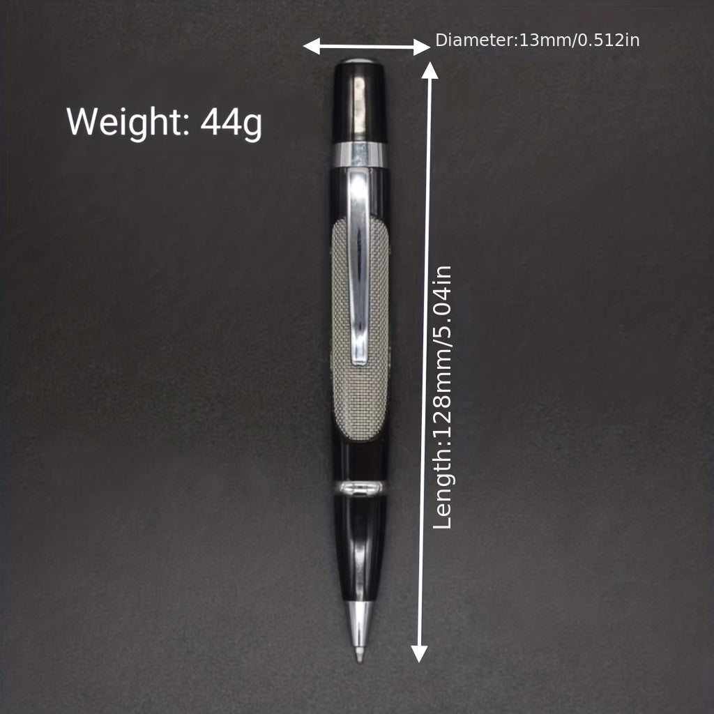 Metal Roller Ballpoint Pen with Telescopic Gel Pen and Refill