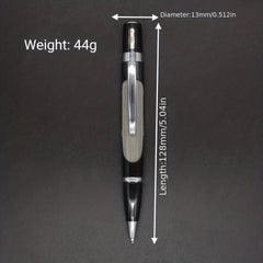 Metal Roller Ballpoint Pen with Telescopic Gel Pen and Refill