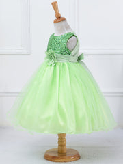 Toddler Girls Sequins Tutu Dress Princess Pageant Wedding