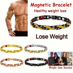 Men's Magnetic Bracelet with Healing Therapy