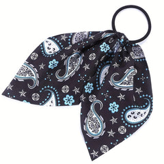 5pcs Boho Style Hair Tie Bow Streamer Hair Accessories
