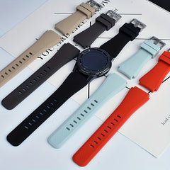 Silicone 20mm 22mm Watch Strap for Galaxy Watch 4 6 Classic 5 Pro 46m