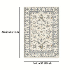 Vintage Persian Area Rug Boho Anti-Skid Soft Carpet