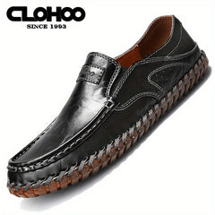 CLOHOO Soft Sole Loafers Men's Slip On Dress Shoes