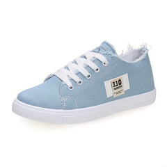 Women's Canvas Shoes Casual Lace Up Outdoor Shoes