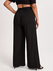  Women's High Waist Wide Leg Trousers