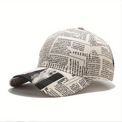 Spring Summer Oil Painting Baseball Cap All match Retro Peaked Cap
