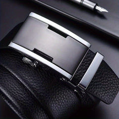 Double Sided Cowhide Business Men's Belt