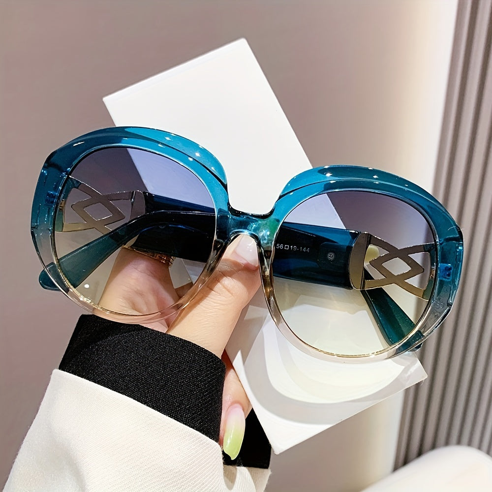 Y2K Oversized Oval Sunglasses Women Jelly Sun Shades UV400