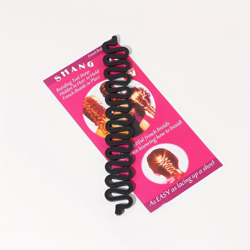 6pcs Women's Hair Braiding Tool Holder Donut Hair Accessories