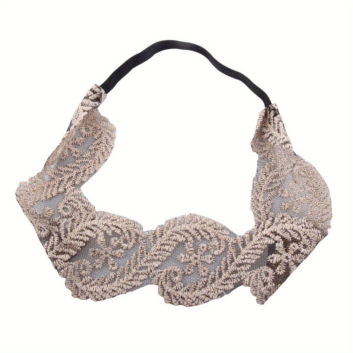 Vintage Lace Headband Embroidered Hairband Women's Accessories