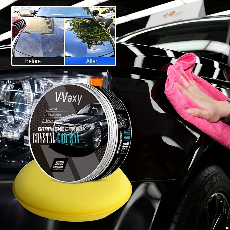 200g Car Coating Waxing Car Wax Anti Fouling Polishing Scratch Resistance