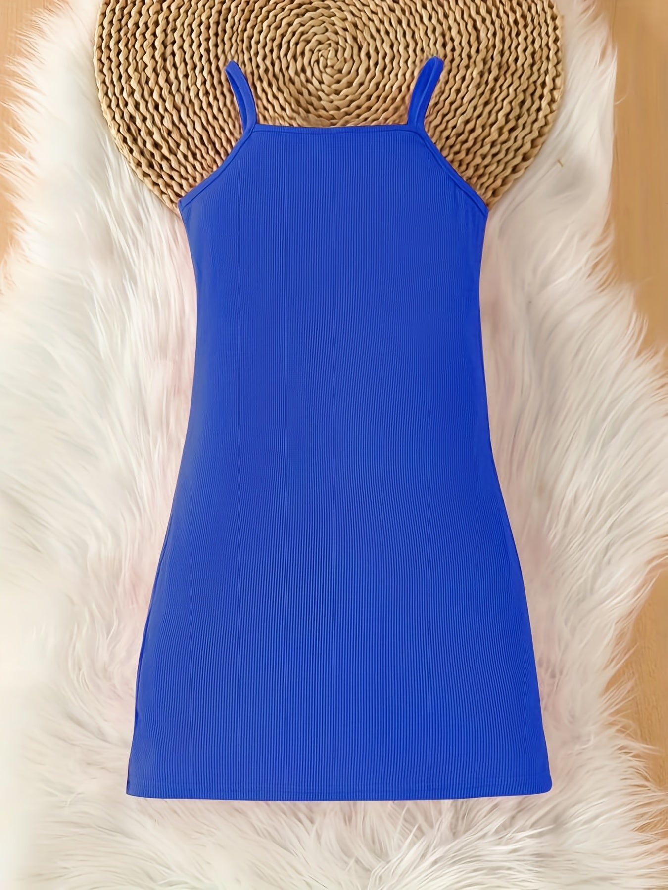 Ribbed Knit ''Mama's Mini'' Bodycon Cami Dress for Summer
