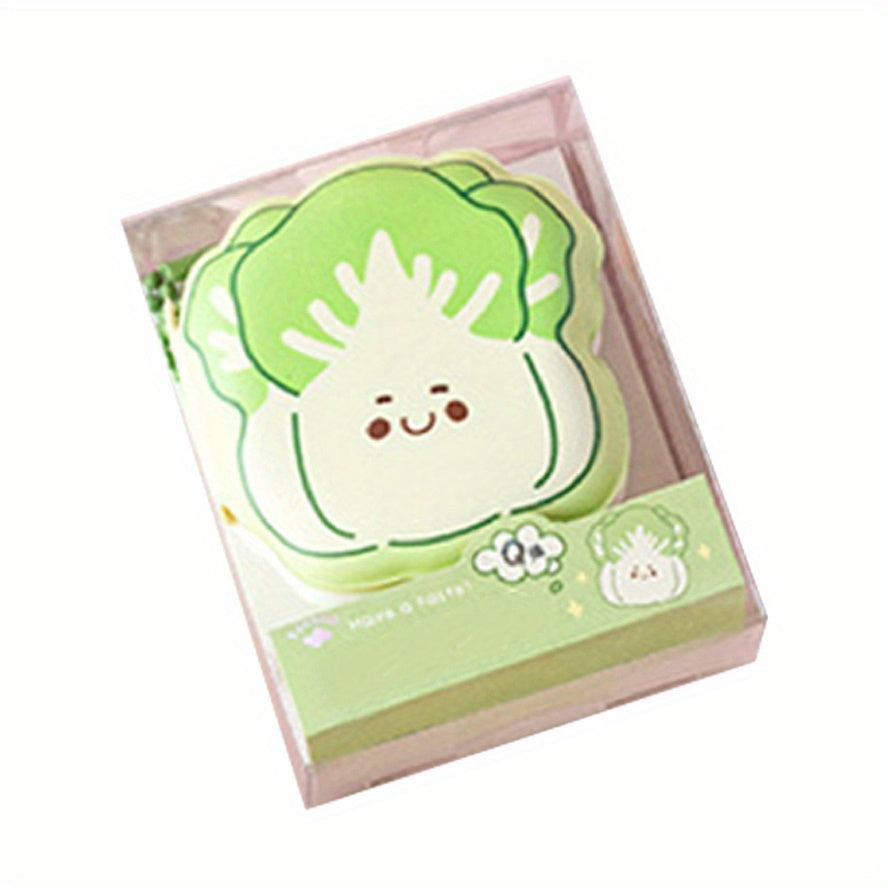 Creative Vegetable Sticky Notes Mini Word Book Keyring