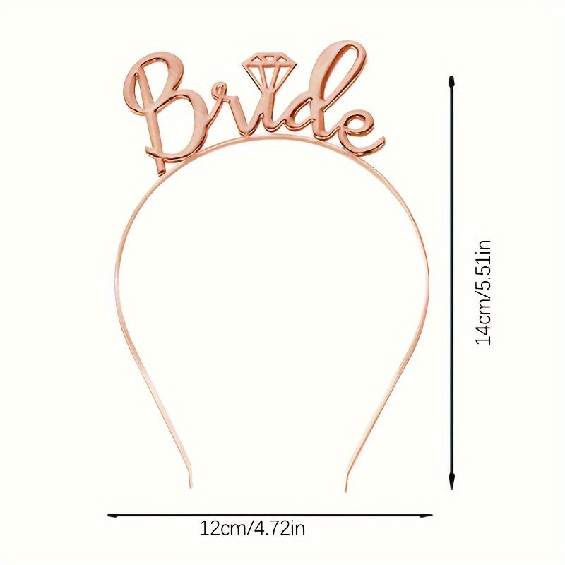 Bridal Veil Satin Ribbon Hairband Wedding Decoration