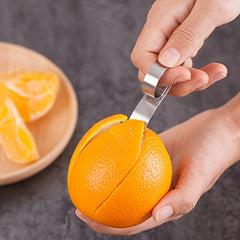 Stainless Steel Orange Peeler for Kitchen - Easy to Use and Clean