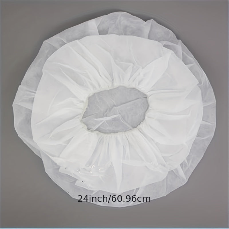 Disposable Non-woven Chef's Hair Cap 60-96 Cm Hair Net Elastic