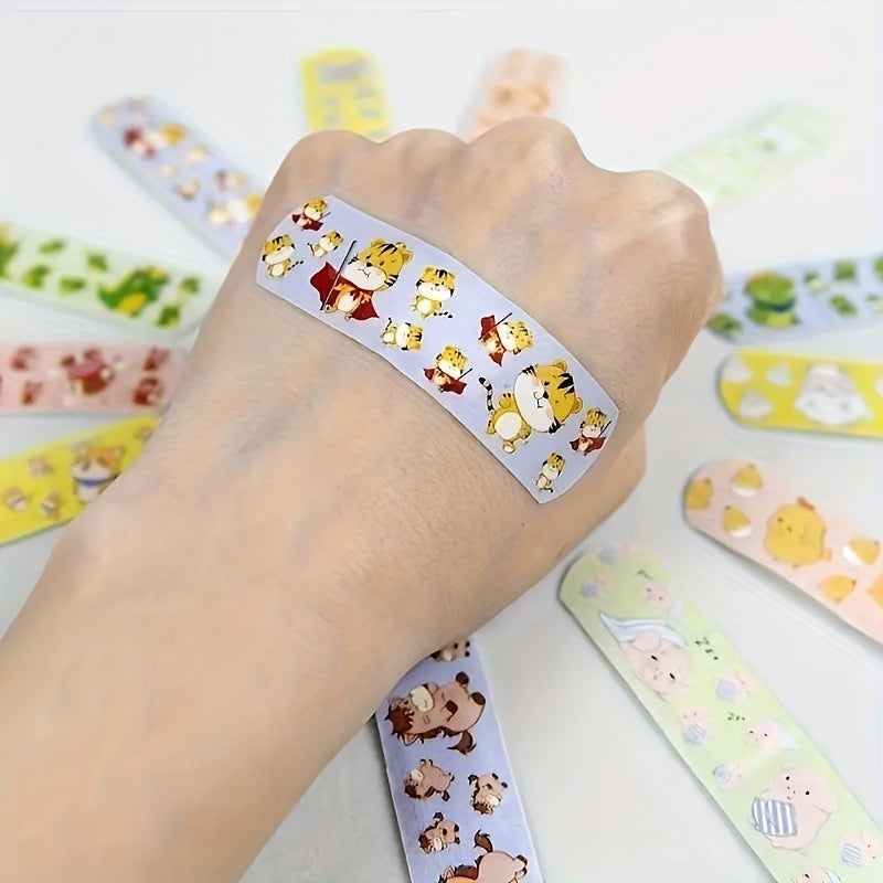 120pcs Kids Animal Bandages Waterproof Sterile Stickers