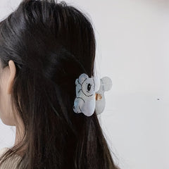 Koala Shaped Acetate Hair Claw for Women Girls