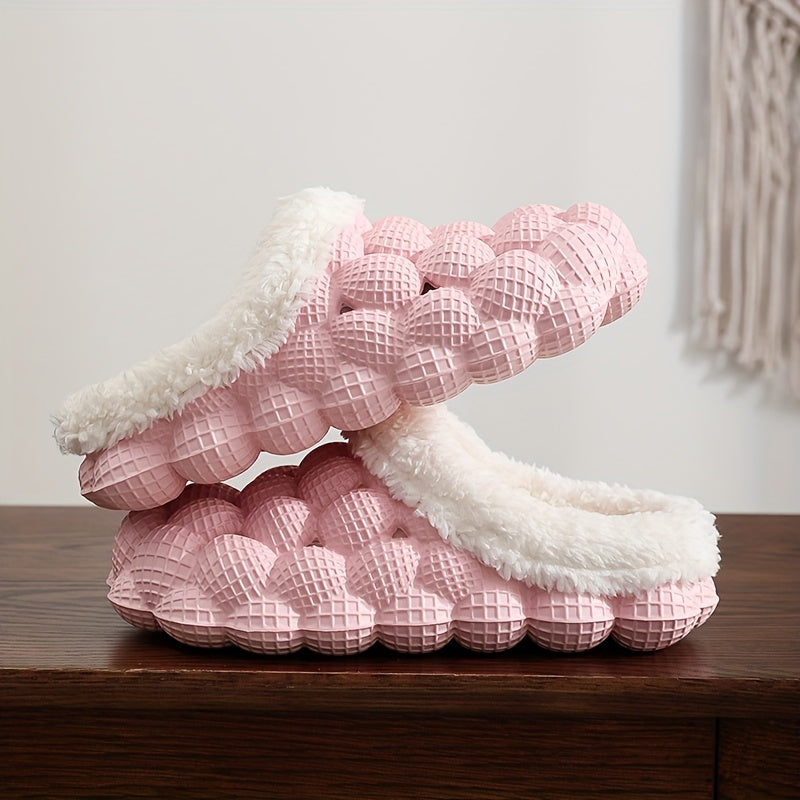 Women's Winter Fleece Anti Slip Slippers Warm Soft Comfortable Outdoor