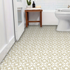 Moroccan Yellow Mosaic Tile Look Peel and Stick Floor Tile Set