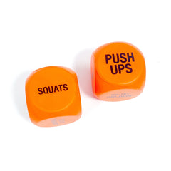 2pcs Fitness Decision Dices Workout Auxiliary Equipment