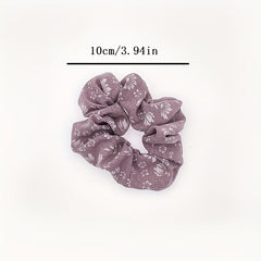 5pcs Polka Dot Hair Tie Retro Style Hair Ring for Women