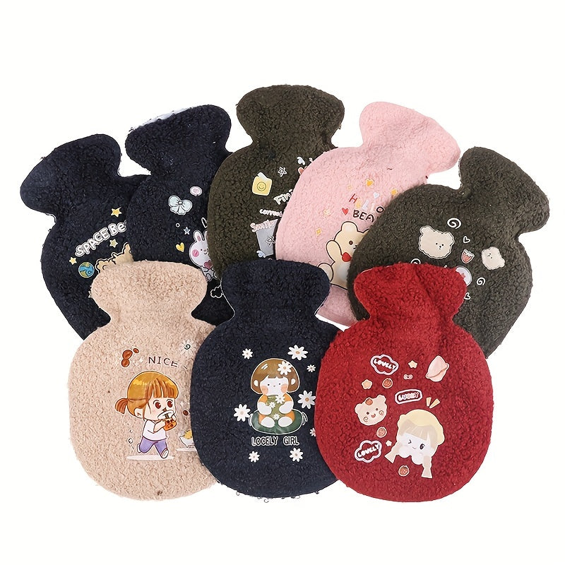 Cute Cartoon Hand Warmer Mini Water Bottle