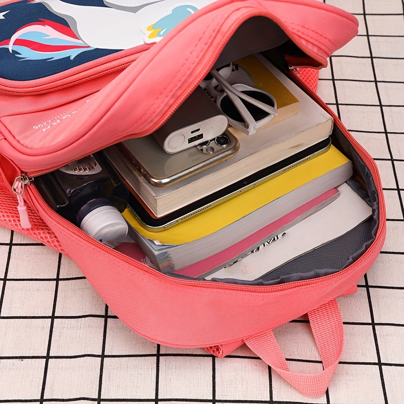 Kids Cartoon Schoolbags Unicorn Dinosaur Student Backpack