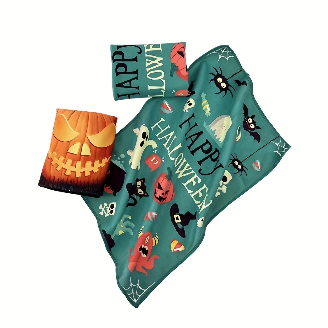 Cartoon Halloween Christmas Pattern Towel Absorbent Face Towel