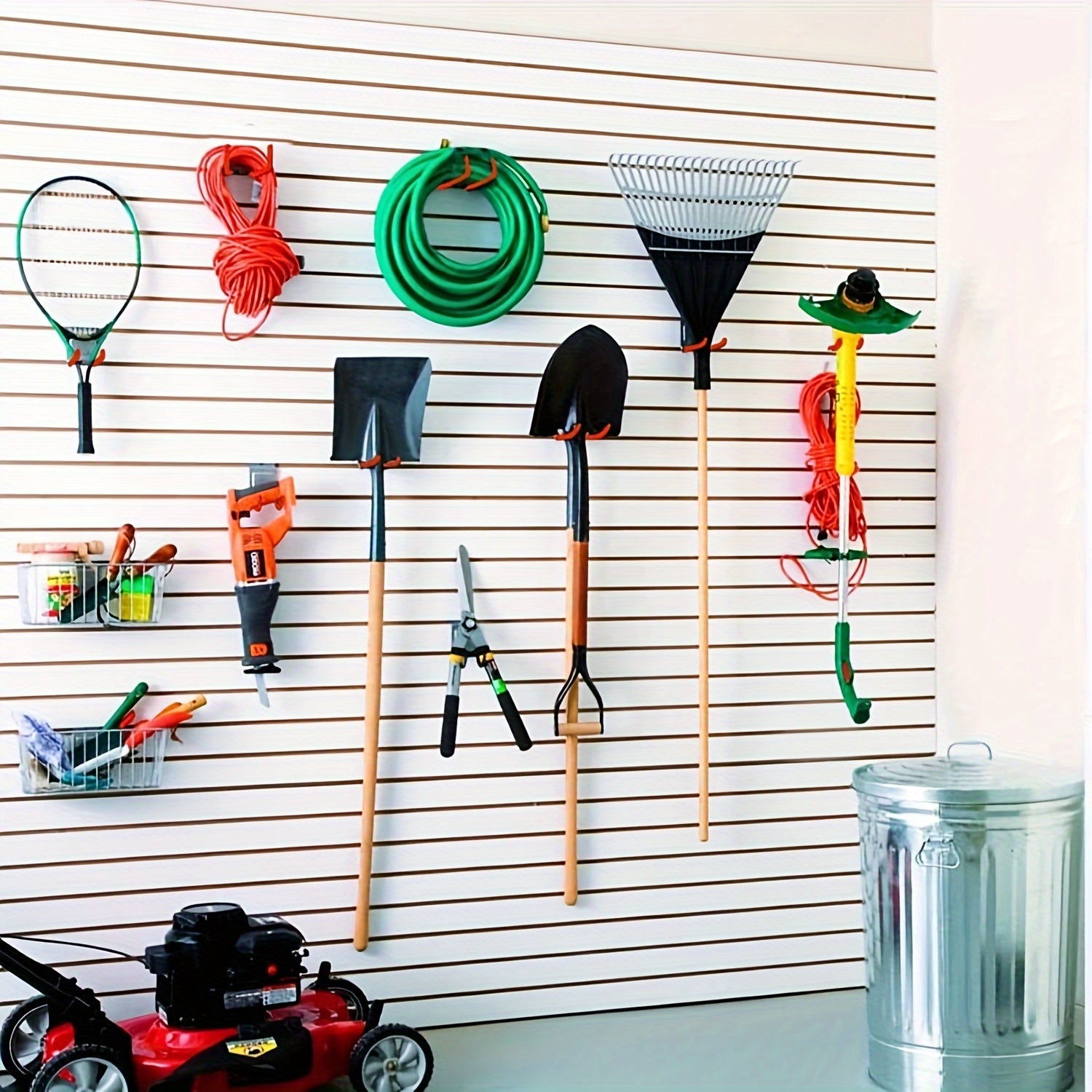 12pcs Wall Mount Garage Hooks Heavy Duty Bike Tool Hanger Organizer Rack